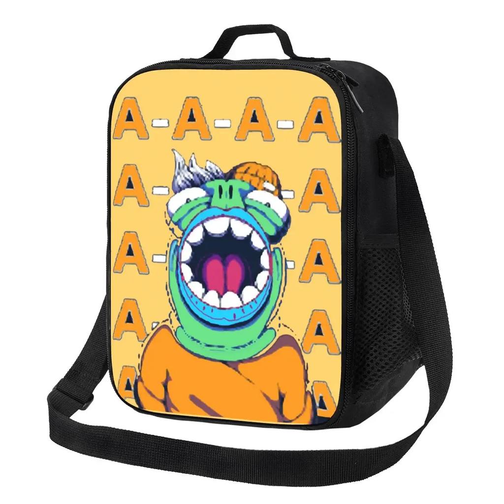 Lunch Bag Funny Manga Portable Insulated Lunch Box Beach Graphic Cooler Bag Cute Oxford Tote Food Bags