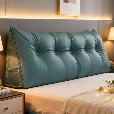 Luxury Triangle Headboard Cushion: Soft Upholstery for Bedroom, Lumbar Support, Bay Window, or Sofa