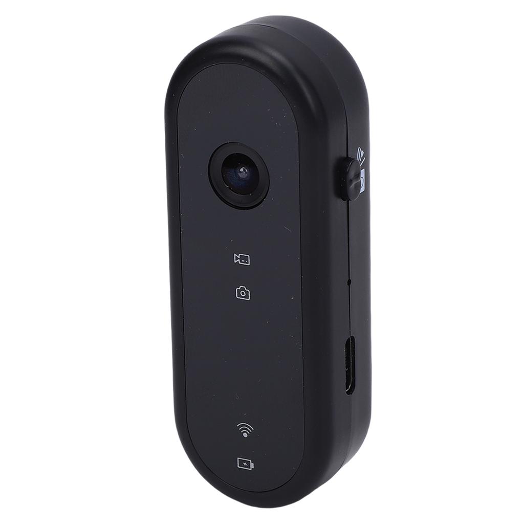 1080P Thumb Action Camera Wide Angle Portable Sports Action Camera with 64GB Memory Card Car Mount for Travel