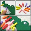 1-10 Digital Crocodile Clip Cartoon Felt School Mathematics Teaching Aids Number Cognitive Felt Free Assemble Teaching Tools