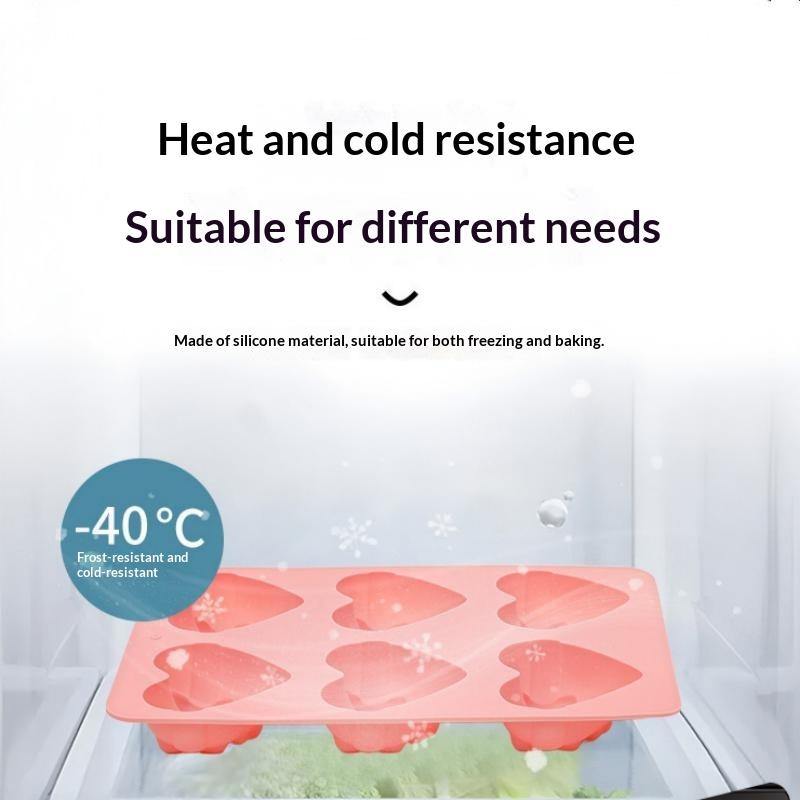 Heart Bow Silicone Mold for 3D Chocolate Cake Fondant Candy Sugar Craft Multi Use Baking Tool
