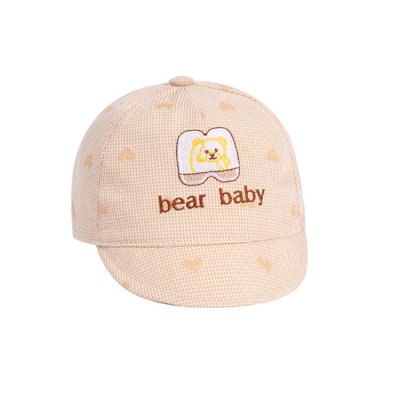 Adorable Bear Soft-Brim Sun Hat for Baby Boys & Girls