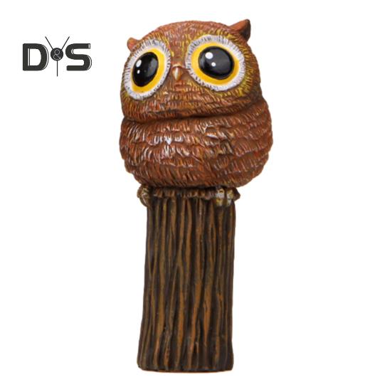 

Фигурка совы, вставка для вазы для цветов, симпатичная сова, украшение для домашнего цветочного горшка, скульптуры, игрушка-символ в виде совы A