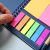 Creative Six-Hole Kraft Paper Notebook with Sticky Notes