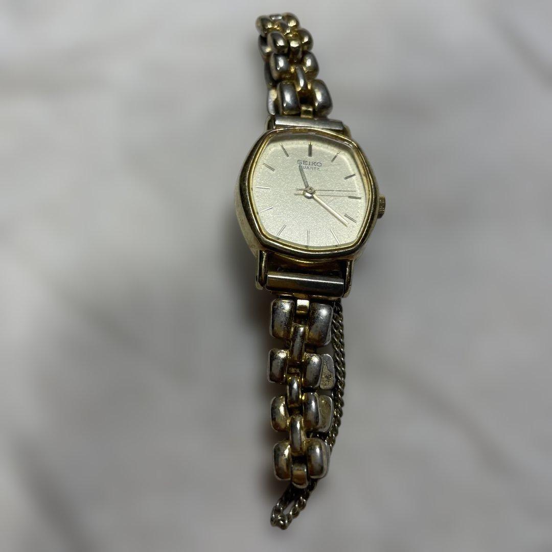 

[Б/У] SEIKO Аналоговые часы Серебристые/Золотистые