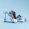 Li-Ning Children Pioneer Spirit I TD  Cloud Low-Top Basketball Shoes Kids sneakers Standard-White Coin-Gray YKBR050-57