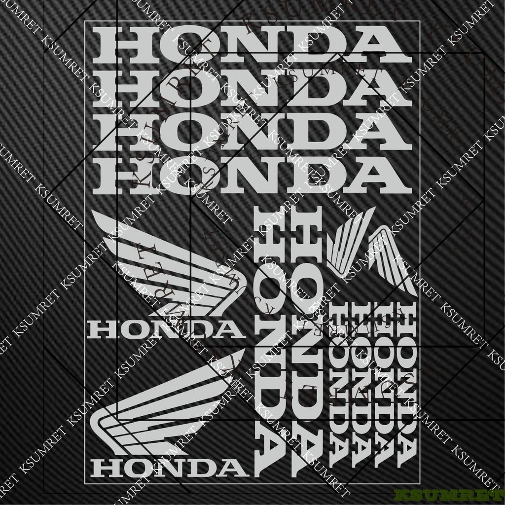 For Honda Stickers Motorcycle Sticker Decal Helmet Moto Modification Accessories Sponsor Decals