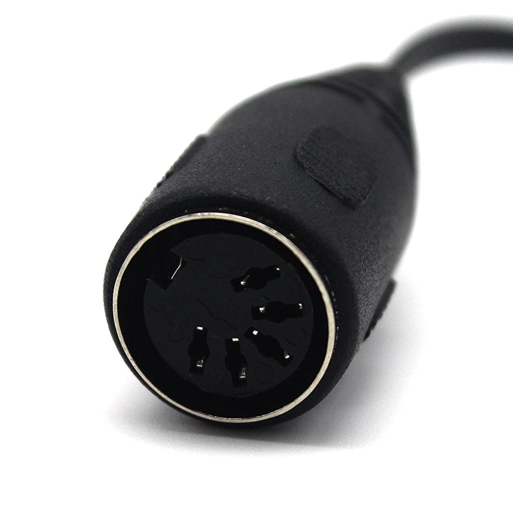 5 Pin Male DinPlug to 2x PhonoMale PlugStereo Cable,1.5M/4.9Ft 5 Pin Din Male to 2 Male Cable