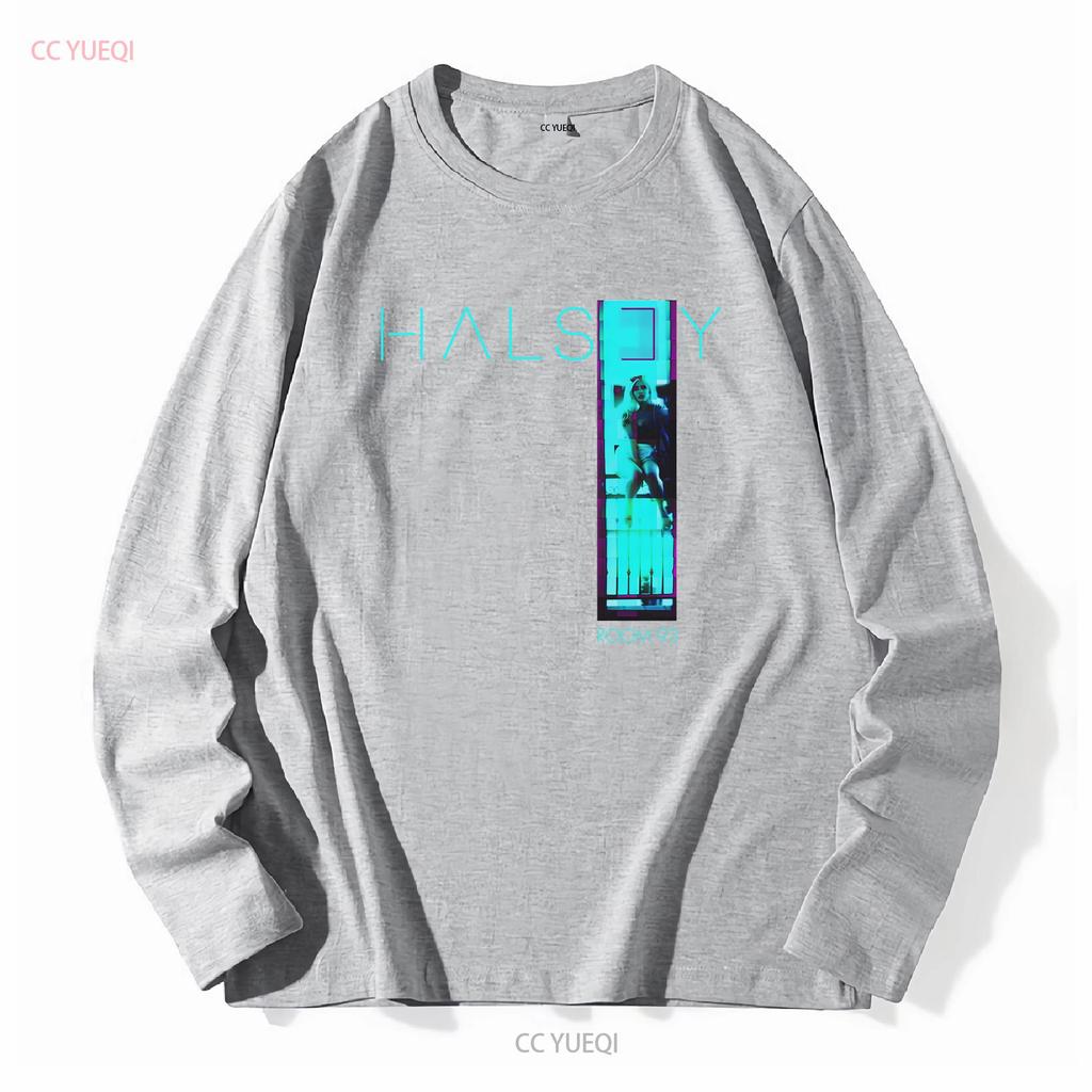 Halsey room 93 Tričko TOUR Love and Power KL496 vintage Prané móda Všestranné Strečové homme Ležérní Pohodlné grafické