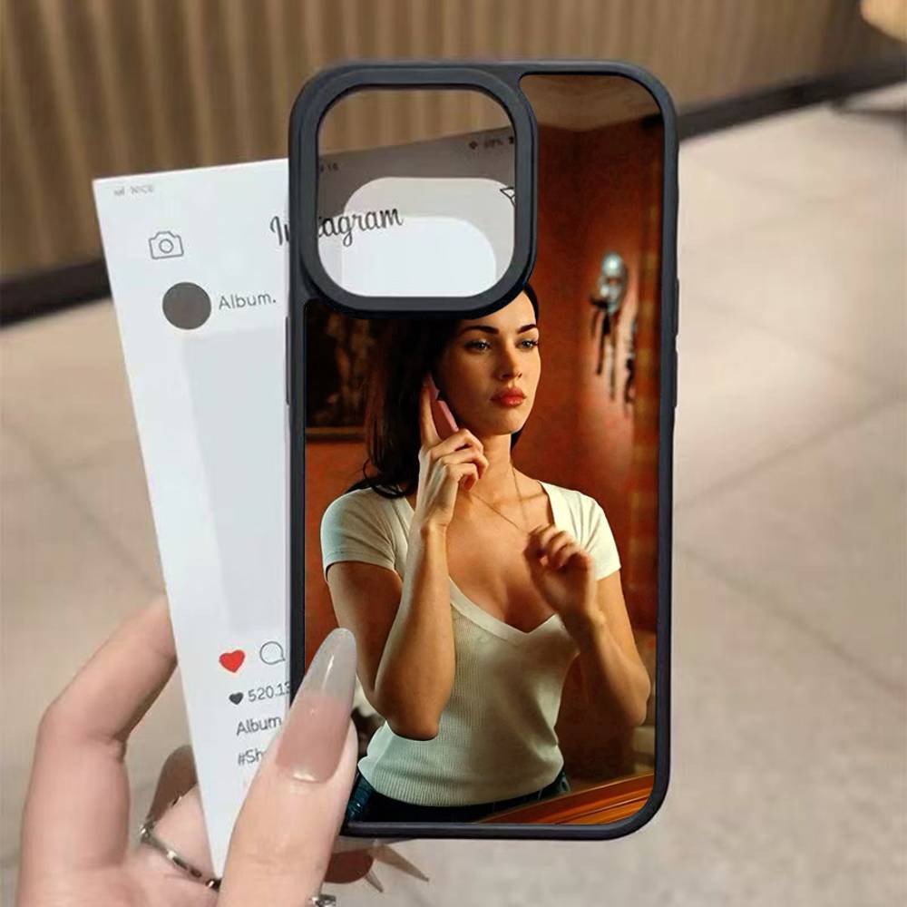 Jennifers Body Megan Fox Black Silicone Hard Plastic Phone Case For Iphone 17 Air 16 15 14 13 12 11 Pro Max PC+TPU Case