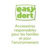 Housses Matelas à Langer en Coton Bio - EASY DORT - Lot de 3 - Extensible - Noisette