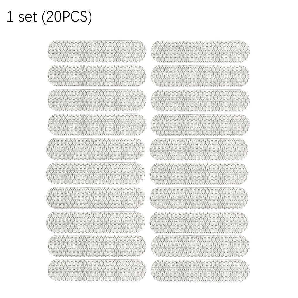 

Night Safety Warning Sticker For Ninebot G30 Electric Scooter Reflective Stickers Body Wheel Hub Accessories For Xiaomi M365/Pro серебряный