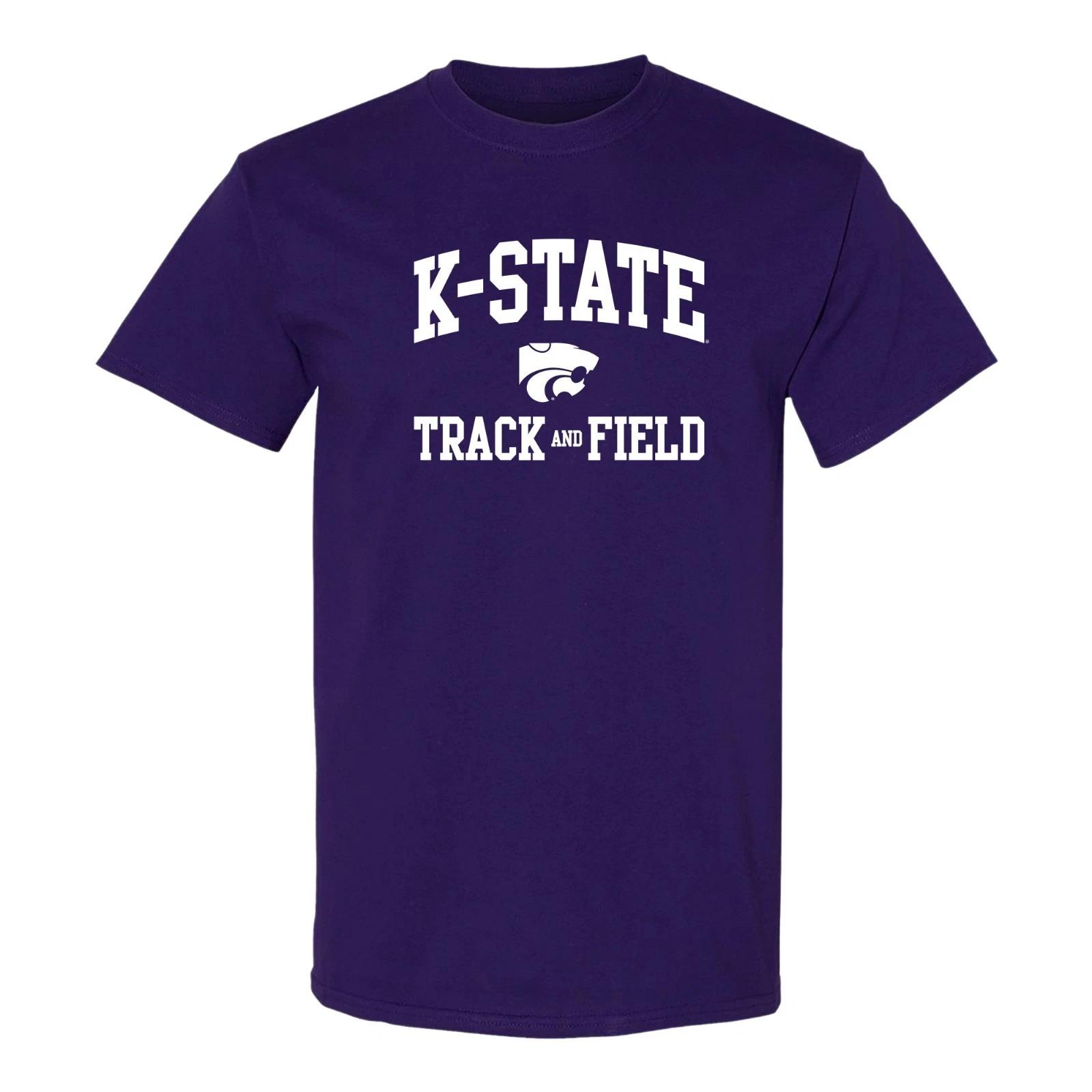 K-State Arch Logo Track & Field T-Shirt - Purple 3XL