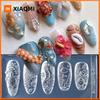 Xiaomi 3D Ocean Style Silicone Nail Art Mold Starfish, Jellyfish, Turtles, Coral, Seahorses Marine Life Patterns Nail Mold Nail Tools