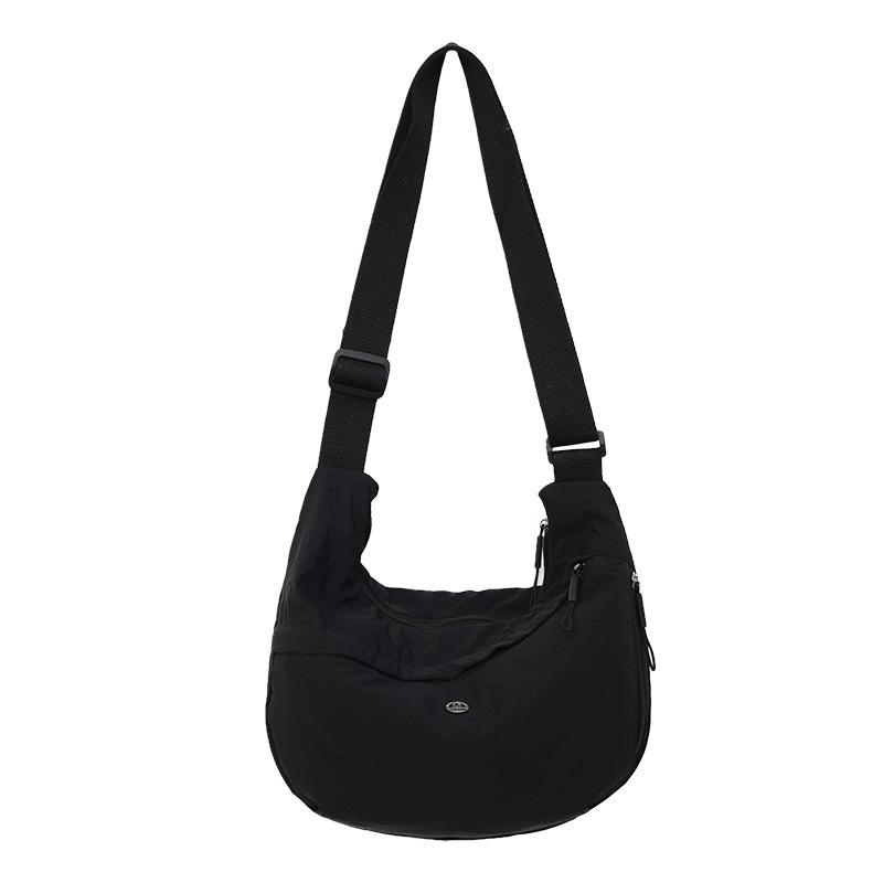 Lady's Cross-body Bag, Large Capacity, Dumpling Bag, Lightweight, Suitable for Commuting, Student Use, Single Shoulder Bag
