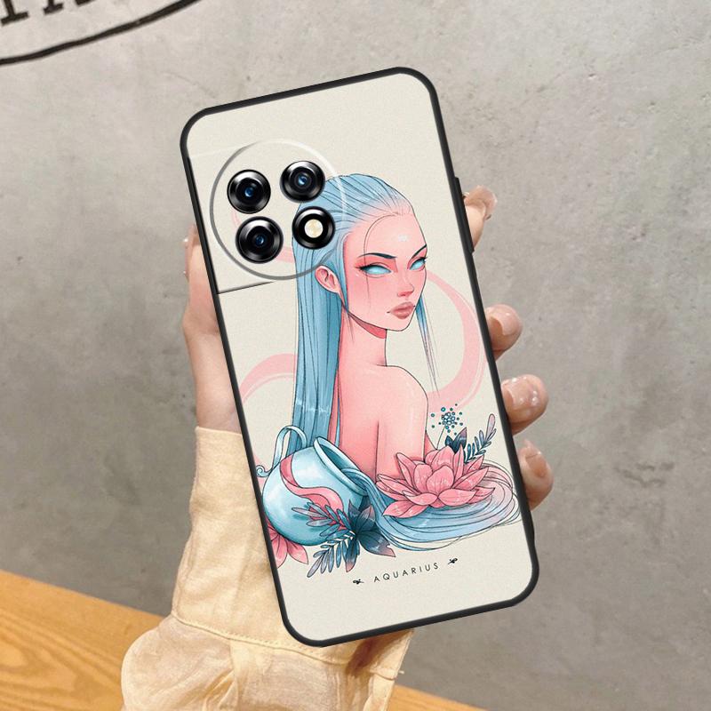 Horoscope Girl Scorpio Taurus Virgo Case For OnePlus Nord 5 CE 2 3 4 Lite N20 N30 OnePlus 15 13 12 11 13T 10T 12R 13R 15R Cover