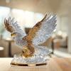 Fladdrande Örn 2D Akrylprydnad - Modern Djurvas Figurin För Heminredning, Unik Jul- & Halloweenpresentidé