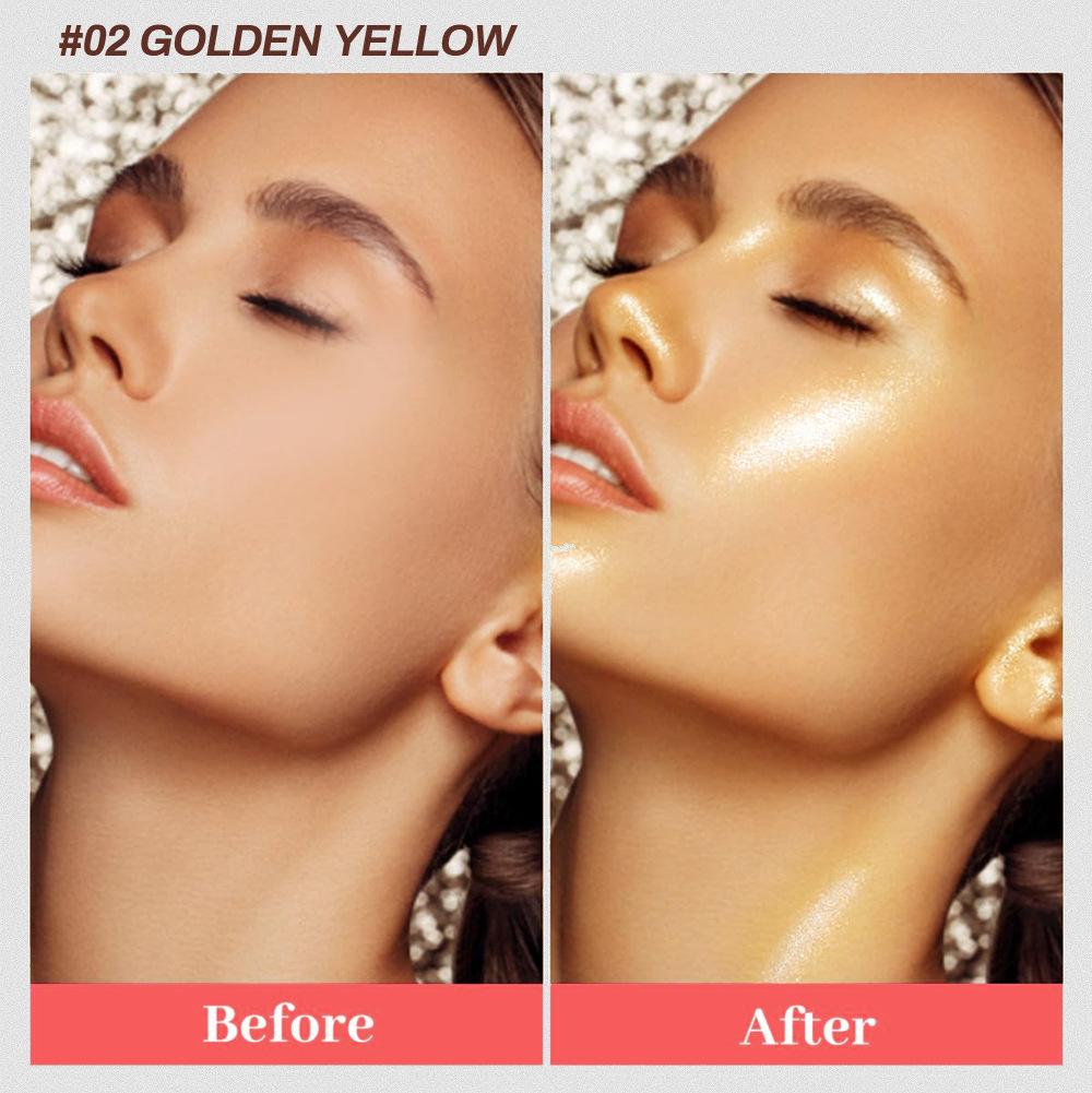 Glitter Body Oil for Glowing Skin Highlighter Brightening Body Oil Moisturizing Skin Illuminator Shimmer Body Oil 30ml