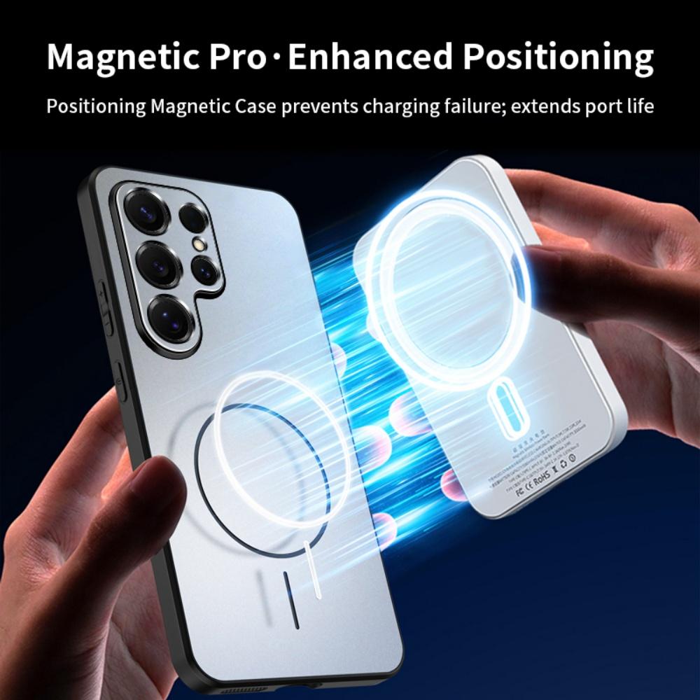 For Magsafe Ultrathin Magnetic Phone Case For Samsung S26 S25 A56 A36 A26 Ultra Plus Wireless Charge Metallic Paint Back Cover