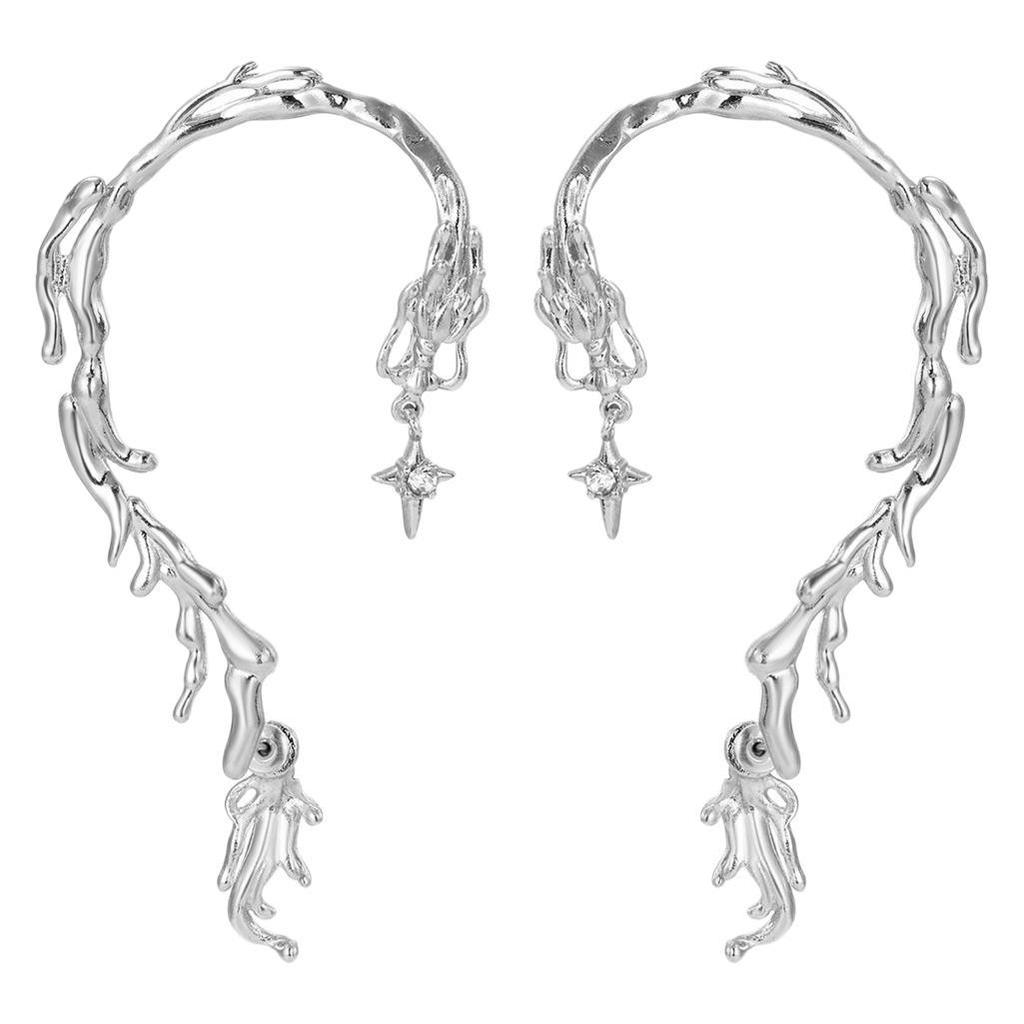 Ohrstecker im Punk-Stil mit Drachen-Motiv, für Damen, Nischendesign, High-End, süß, cool, heiße Mädchen-Ohrringe