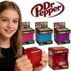Dr Pepper x NeeDoh Cubuleț Nice Squishy Jucărie pentru Ameliorarea Stresului, Cubuleț Fidget Moale de Strâns pentru Copii și Adulți, Jucărie Senzorială pentru Ameliorarea Anxietății
