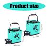 7L/13L Outdoor Fishing Bucket Water Resistant Outdoor Camping Bucket Hand Carry Fish Bucket Fishing Accessories