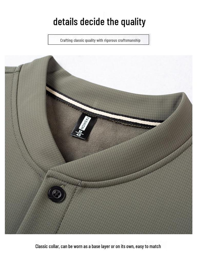 Men's Thickened Cardigan for Autumn and Winter - Warm Sweater for Middle-aged and Elderly Dads and Grandpas