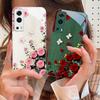 Rose Butterfly Rose Purple For Vivo Y76 16 55 V29 Lite 5G 25 23 30 IQOO Z9X 12 Pro Neo X200 100 90 60 Tempered Glass Phone Case