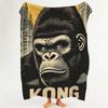 Movie K King K Kong Throw Flannel Throw Blanket Suitable for Sofa Living Room Bedroom