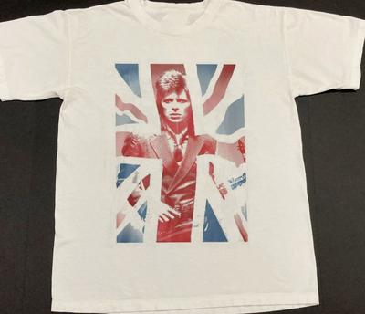Seltenes David Bowie Basic Baumwoll-Geschenk für Fan Weiß Alle Größen Unisex T-Shirt
