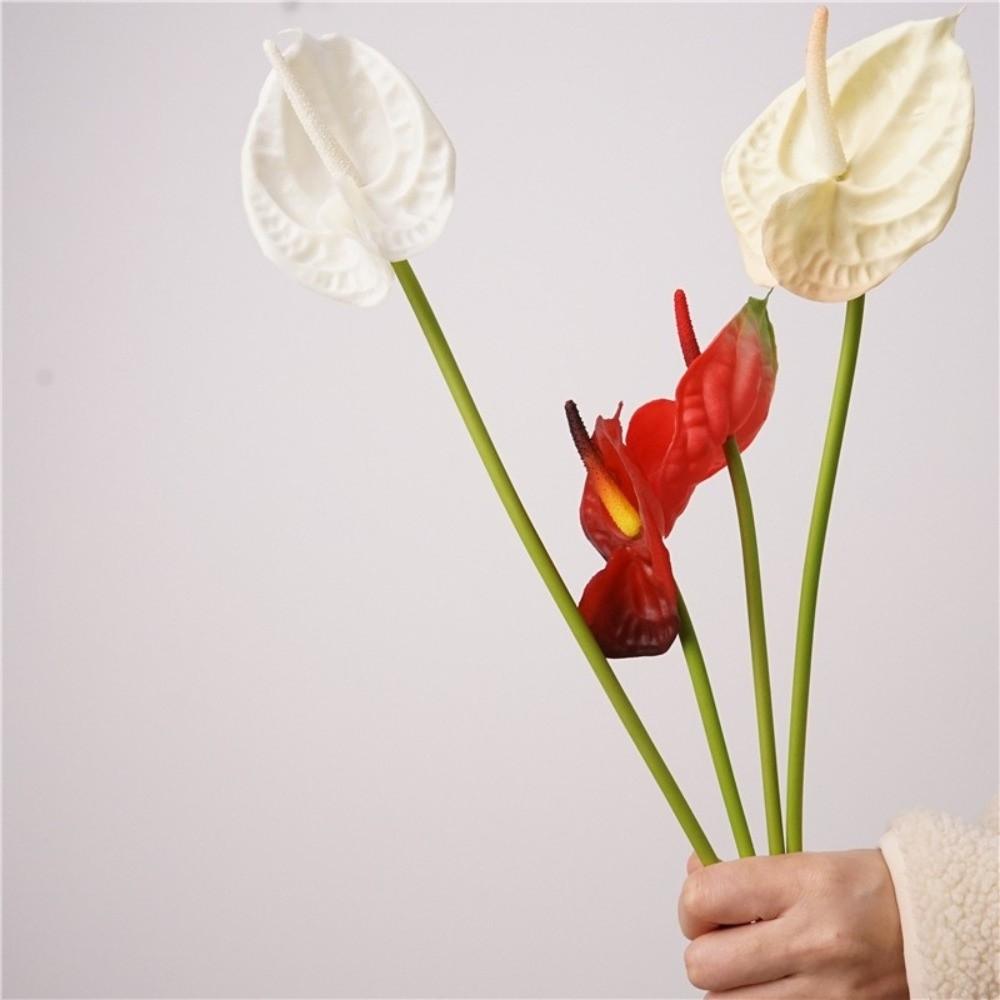 Wedding Background Artificial Anthurium Flower Home Decoration Party Floral Arrangement