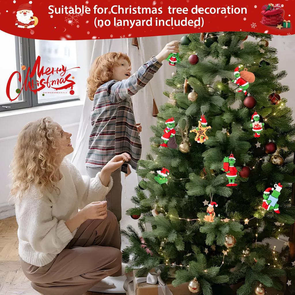 24PC Christmas Advent Calendar With 24 Little Doors Surprise Gift Home Decor