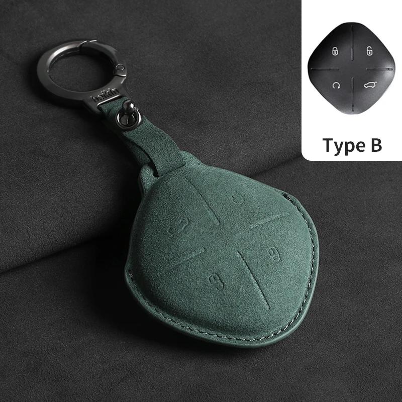 Suede Car Key Case Cover for Chery Jetour Dashing X-1 Plus DTC IDM 2022 2023 for Chery JETOUR X70 X70plus X70m X90plus X95pro