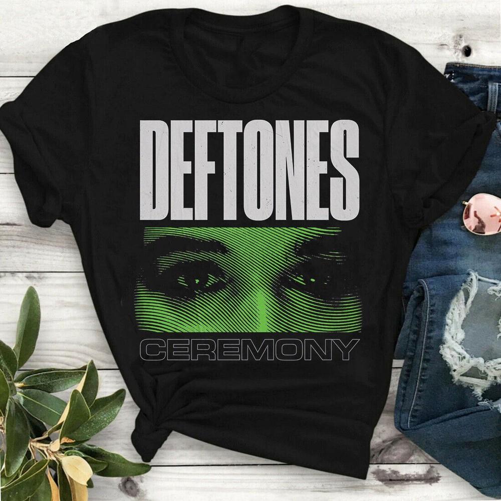 

SALE Vintage Deftones Ceremony Cotton S-234XL Men Women Black Shirt Unisex T-Shirt XXXXL