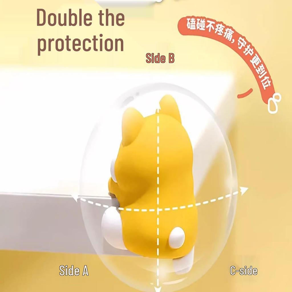 Newcomer Discount: Cute Cartoon Pet Anti-Collision Corner Protector for Kids' Table and Cabinet Edges