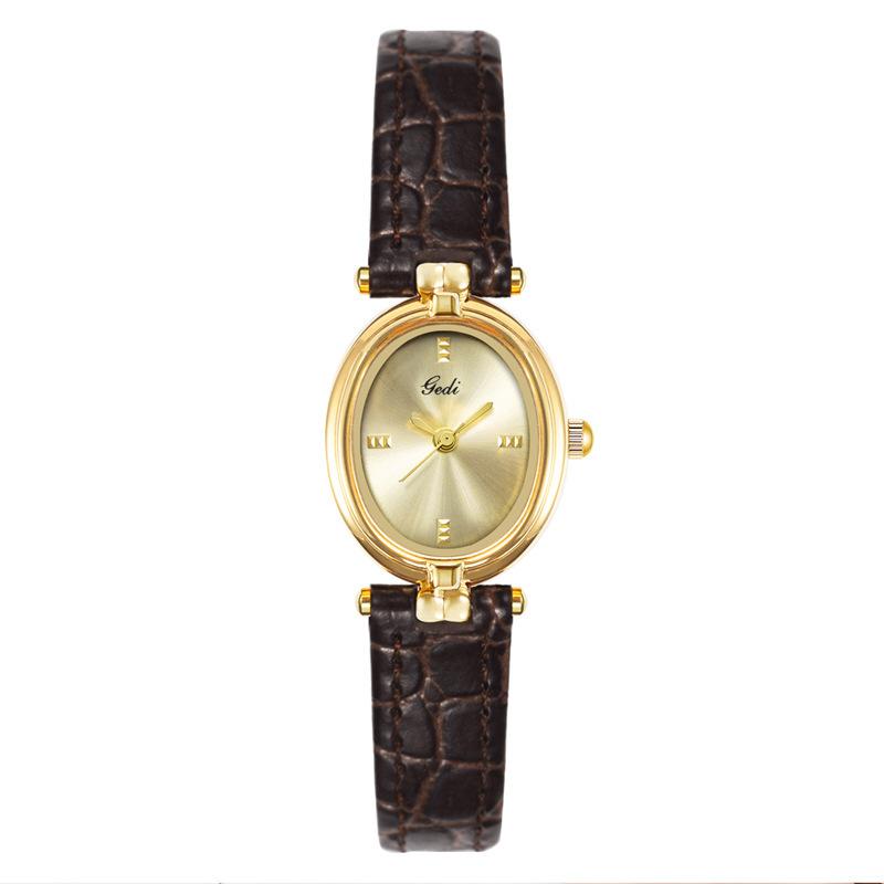 Medieval Belt Women S Watch Niche Retro High-End Watch Light Luxury Simple Quartz Watch