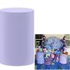 Polyester Desserts Tablecloth Reusable Party Wedding Decor DIY Cylinder Cover  Cake Column Backdrop