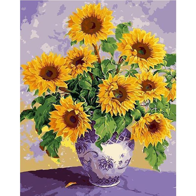 5D DIY Diamond Painting Flowers In Oil Painting Diamond Embroidery Cross Stitch Kit Full Rhinestone Mosaic Home Decor