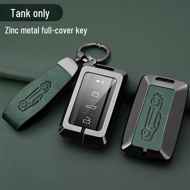 Tank 300 Car Key Cover Set: Compatible Key Shell & Protective Wrap with Buckle