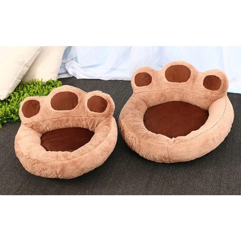

Новое поступление, зимняя милая кровать для собак из мягкого материала, гнездо для домашних животных, милая лапа, будка для кошек, щенков, диван, домик для мультяшных животных ZL94 50x55x30cm