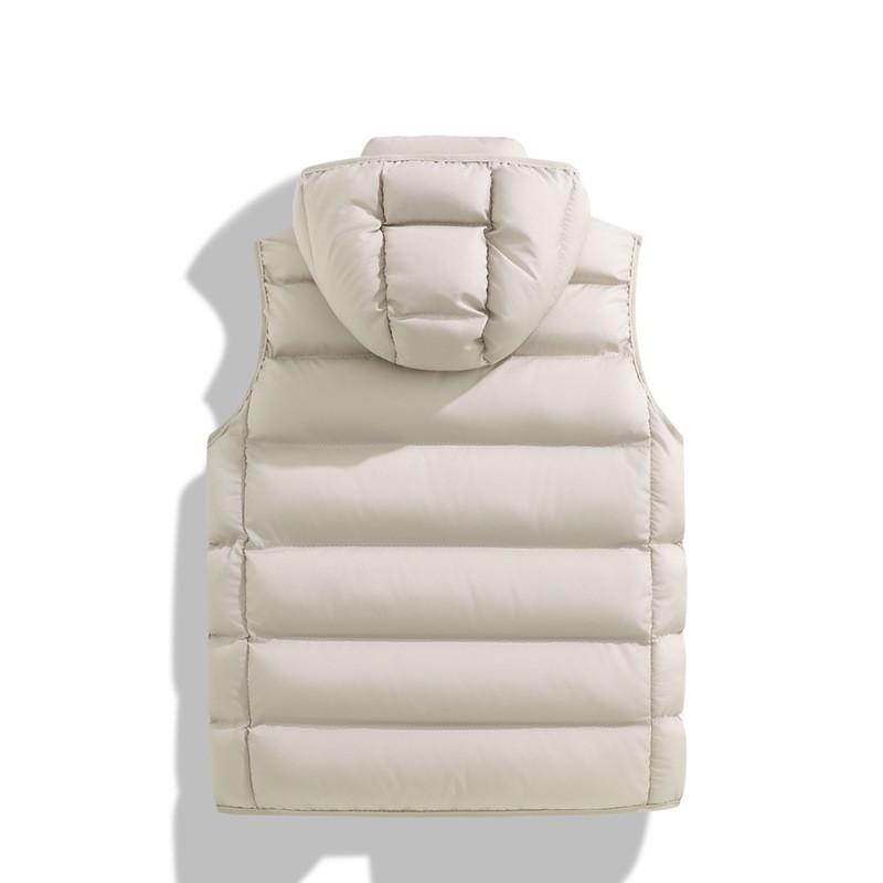 Herren Plus Size Leichte Winter Kapuzen Daunenweste Lässige Warme Ärmellose Jacke Tägliche Kleidung