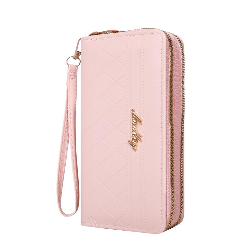 Zip Around Long Wallet, Women s Fashion Letter Detail Wristlet, Versatile Phone Wallet With Zipper Pocket