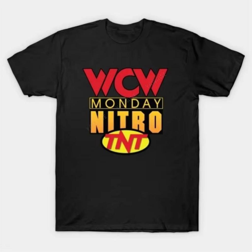 Tribute T-shirt Wrestling Show American Vintage Printed Short-sleeved T-shirt Sporty Casual Crew Neck Short-sleeved Top