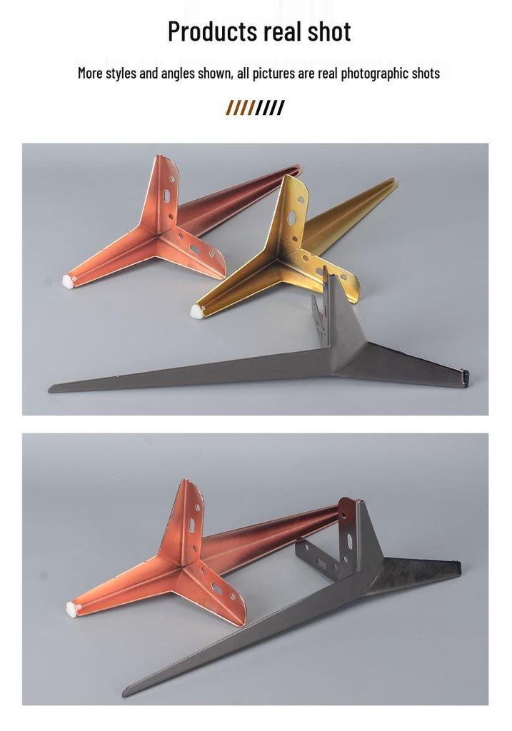 Metal Furniture Legs: Tripod, Sofa, TV Cabinet, Coffee Table, Bedside, and Cupboard Support.