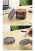 Round Double-Sided Leather Tea Coaster with Heat Insulation