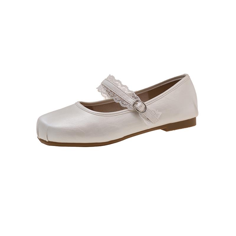 

Fashion French Flat-bottomed 2025 New Shallow Summer Single Shoes, New Chinese-style Women s Mary Jane Shoes 35