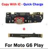 Getestet für Moto G6 G7 G8 G9 Play Plus Power G11 G111 USB Stromladeplatine Steckeranschluss Anschlussanschluss Dock mit Mainboard Flexkabel