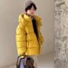 Children's Down Jacket Hooded Natural Fur Collar Winter Girls' Coat Warm White Duck Down Boys' Loose Fit Jacket
