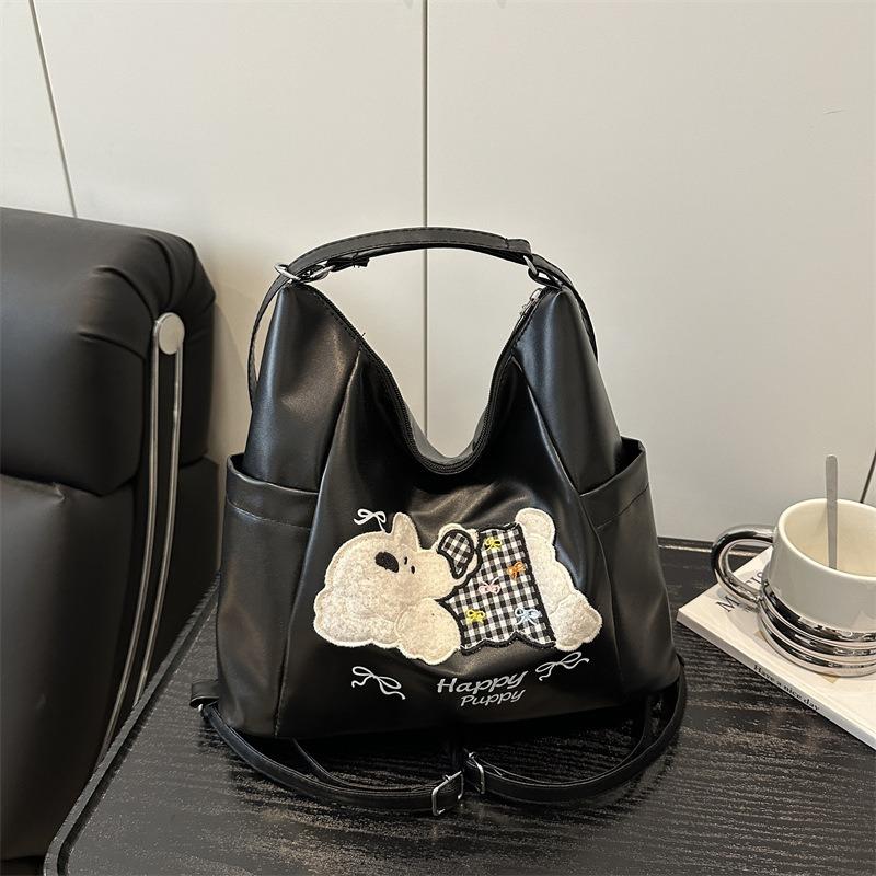 Premium Textured Bag Women's New Backpack Fashion Shoulder Bag Large Capacity Multifunctional Messenger Backpack