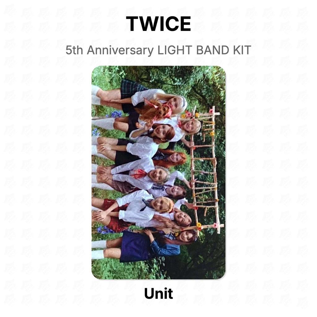 TWICE 5th Anniversary LIGHT BAND KIT Official Photocard